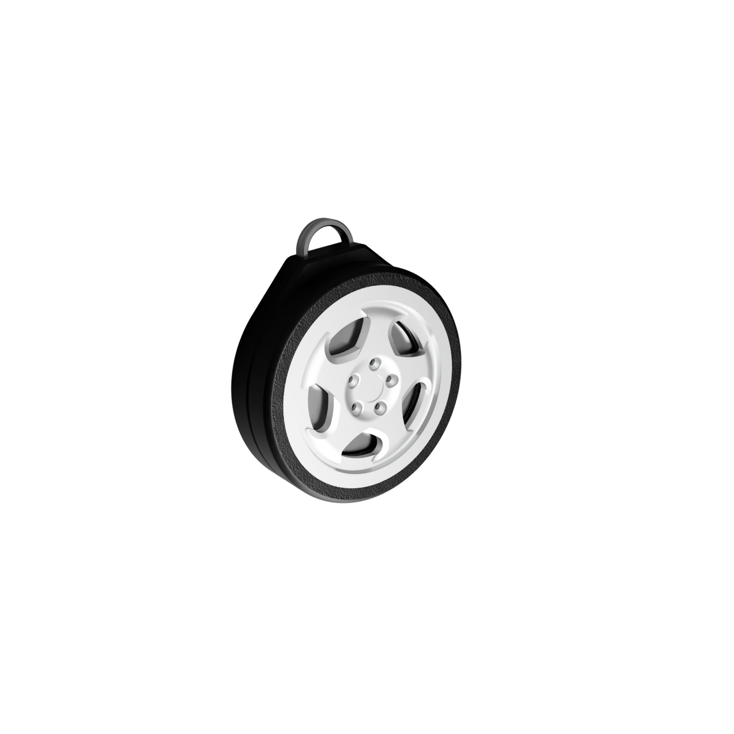 BMW Wheel AirTag Keychain Attachment