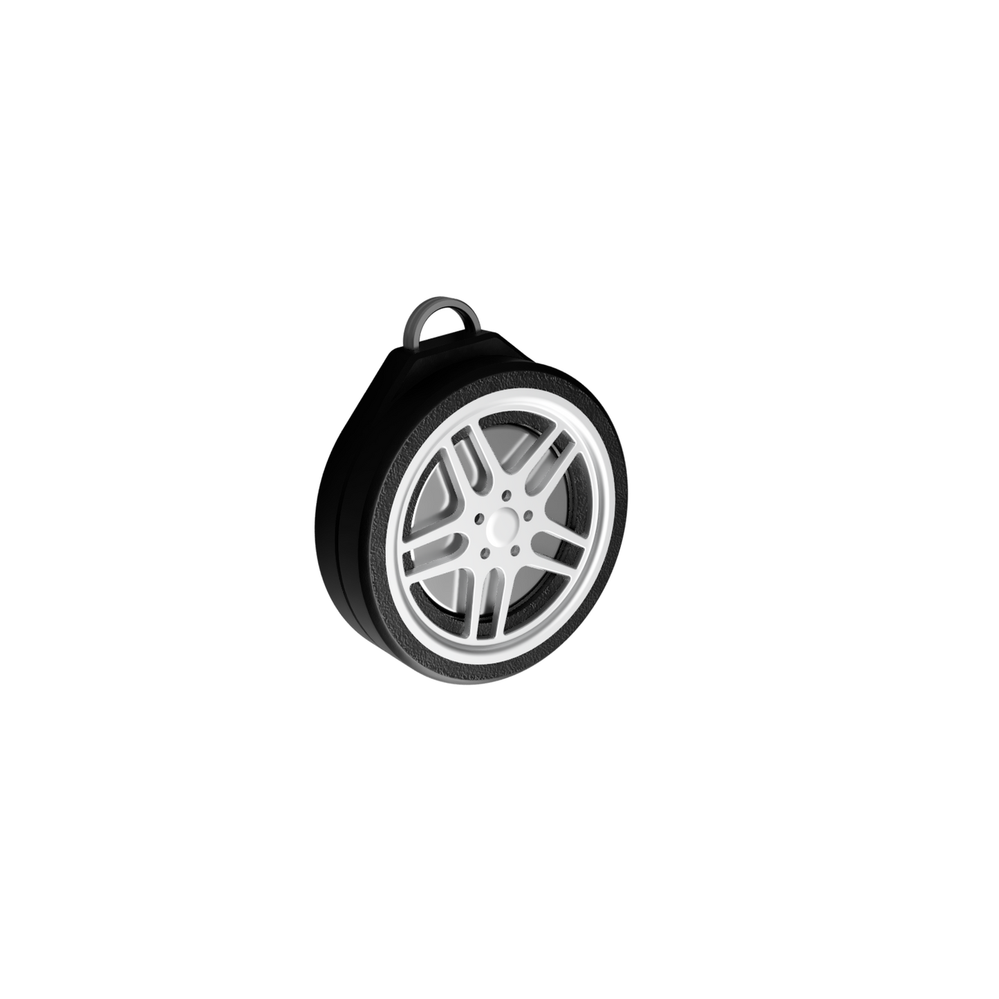 BMW Wheel AirTag Keychain Attachment
