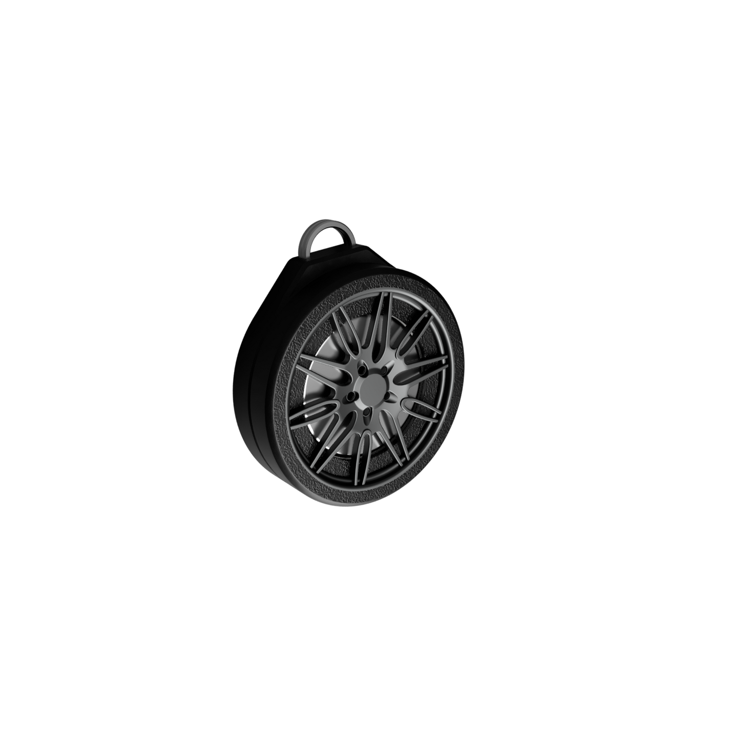 BMW Wheel AirTag Keychain Attachment