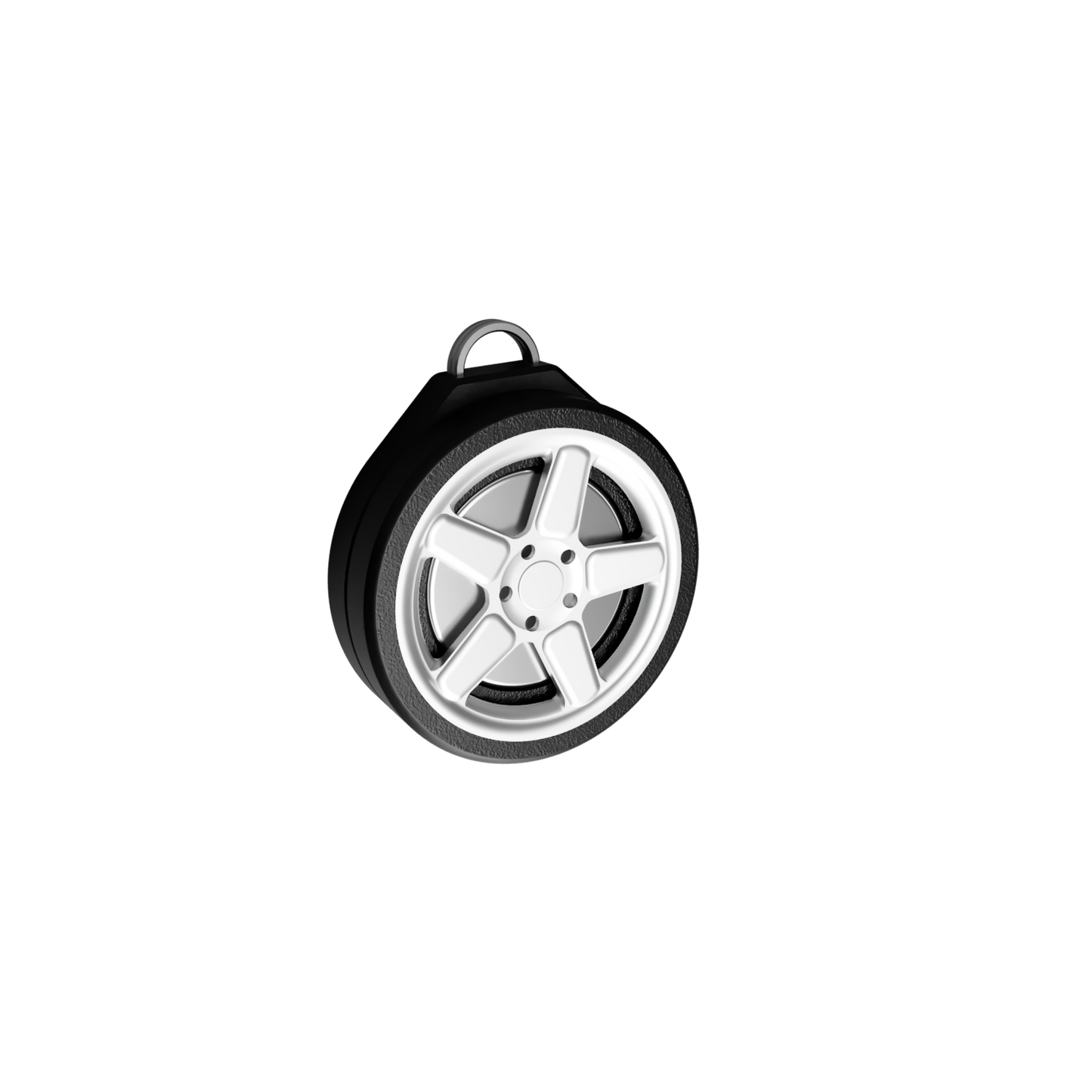 BMW Wheel AirTag Keychain Attachment