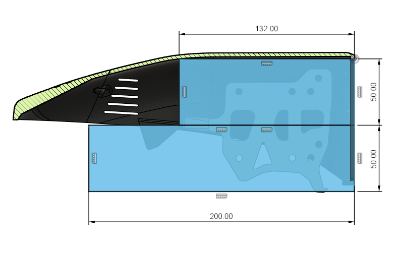 Double DIN Head Unit Nav Pod for Subaru Forester SG (2003-2008, 2nd Gen)