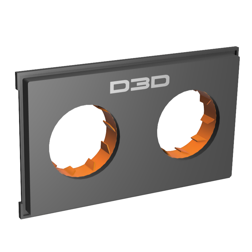 Double DIN Void Insert for Subaru Forester SF (1997-2002, 1st Gen)