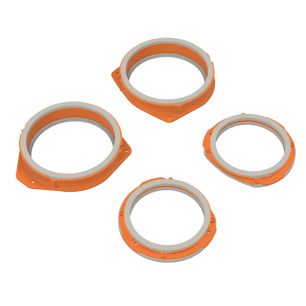 Door Speaker Upgrade Adaptor Kits for Subaru Forester / Impreza / Legacy / WRX