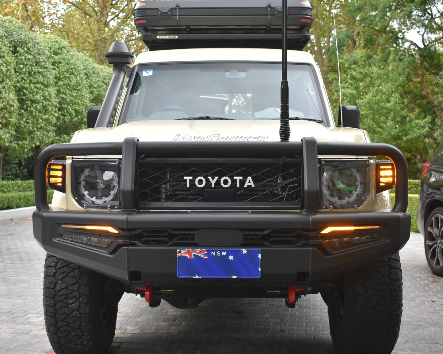 D3D Front Indicator Guards for Toyota LandCruiser 70 Series (Facelift, 2023 onwards)