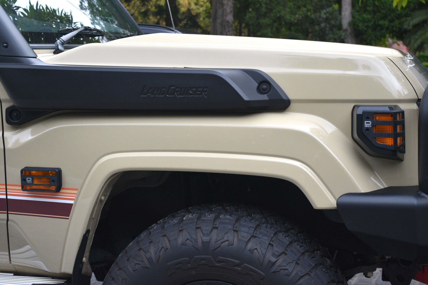 D3D Front Indicator Guards for Toyota LandCruiser 70 Series (Facelift, 2023 onwards)