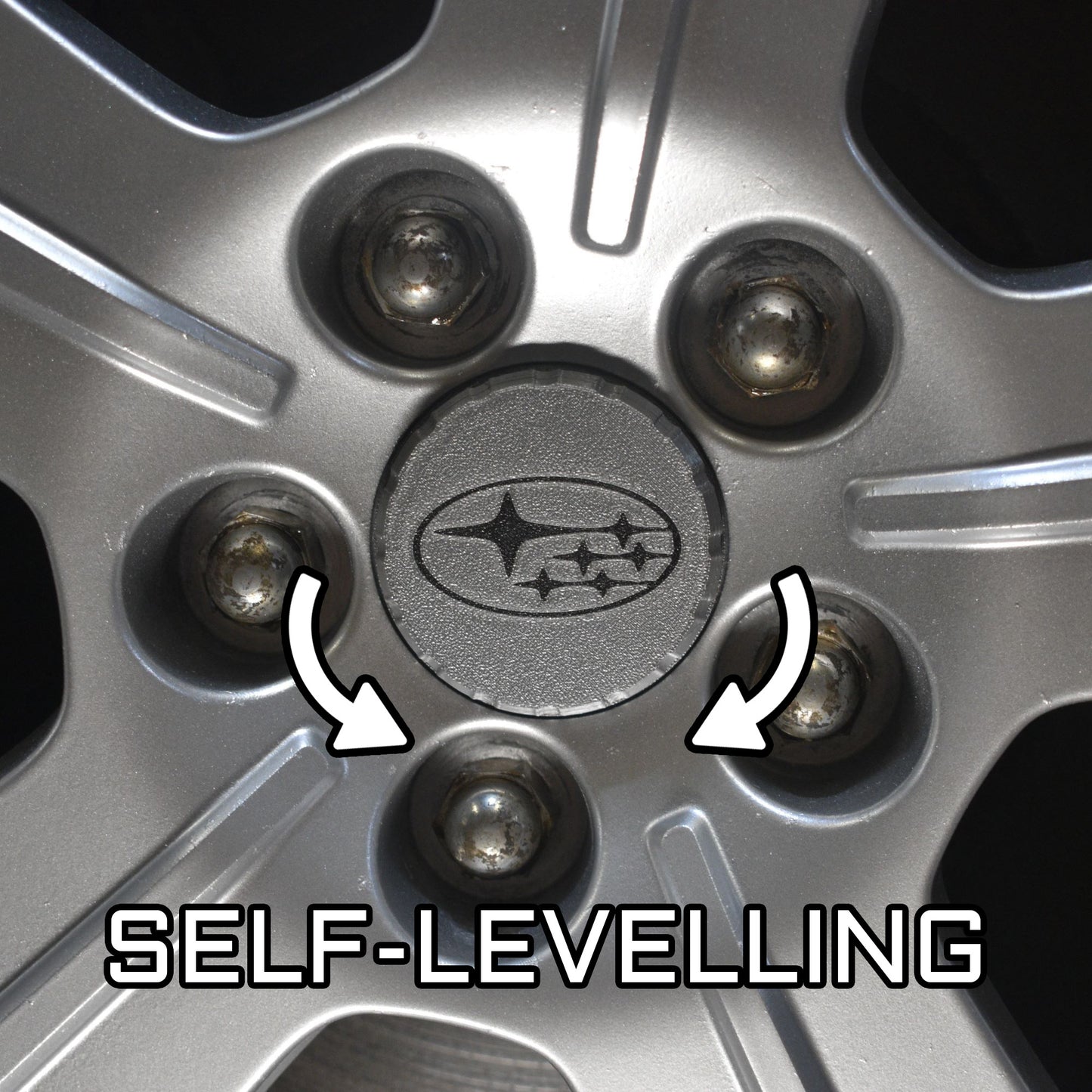 Floating Wheel Centre Caps for 1998-2016 Subaru Models (Set of 4)