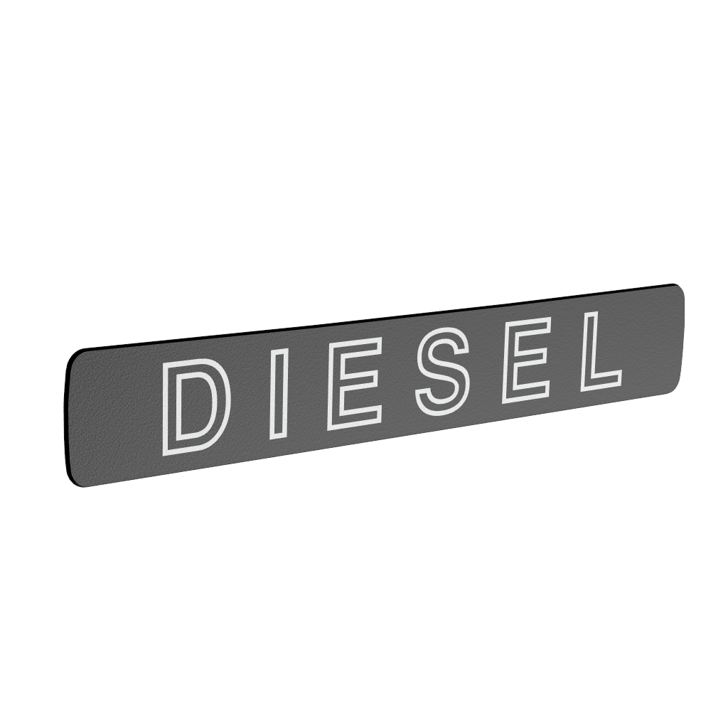 Tailgate Handle Badge for Toyota LandCruiser Prado 90 Series (1996-2002)