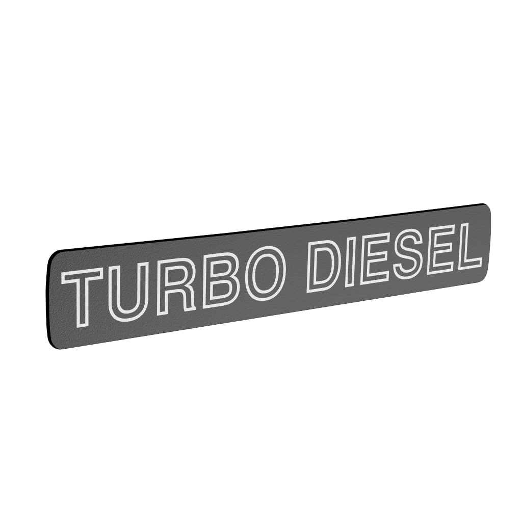 Tailgate Handle Badge for Toyota LandCruiser Prado 90 Series (1996-2002)