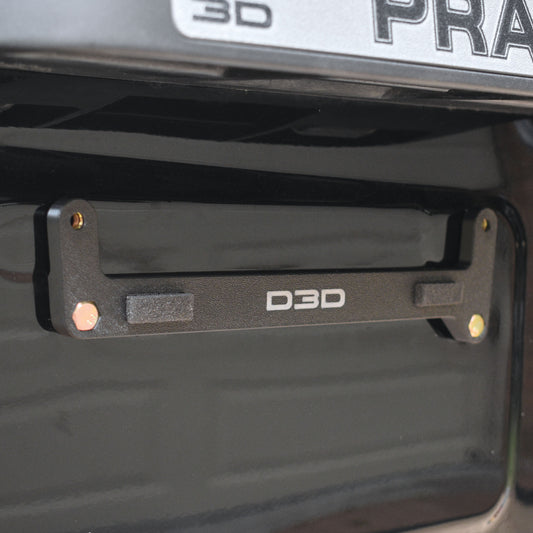 Stealth License Plate Bracket Kit for Toyota LandCruiser Prado 90 Series (1996-2002)