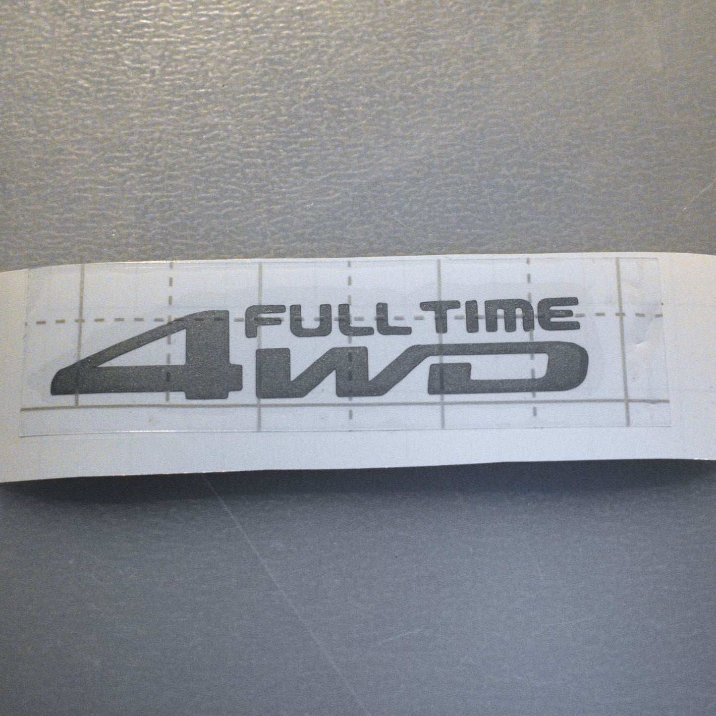FULL TIME 4WD Rear Window Sticker for Toyota LandCruiser Models