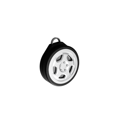 BMW Wheel AirTag Keychain Attachment