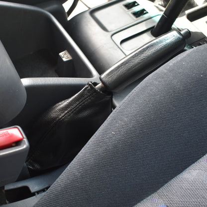 Leather Handbrake Boot Dust Cover for Toyota LandCruiser Prado 90 Series (1996-2002)