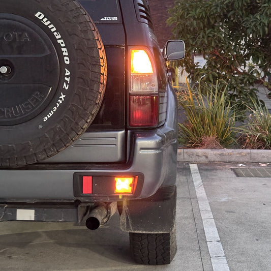 Dual Rear Indicator Bulb Kit for Toyota LandCruiser Prado 90 Series (1996-2002)