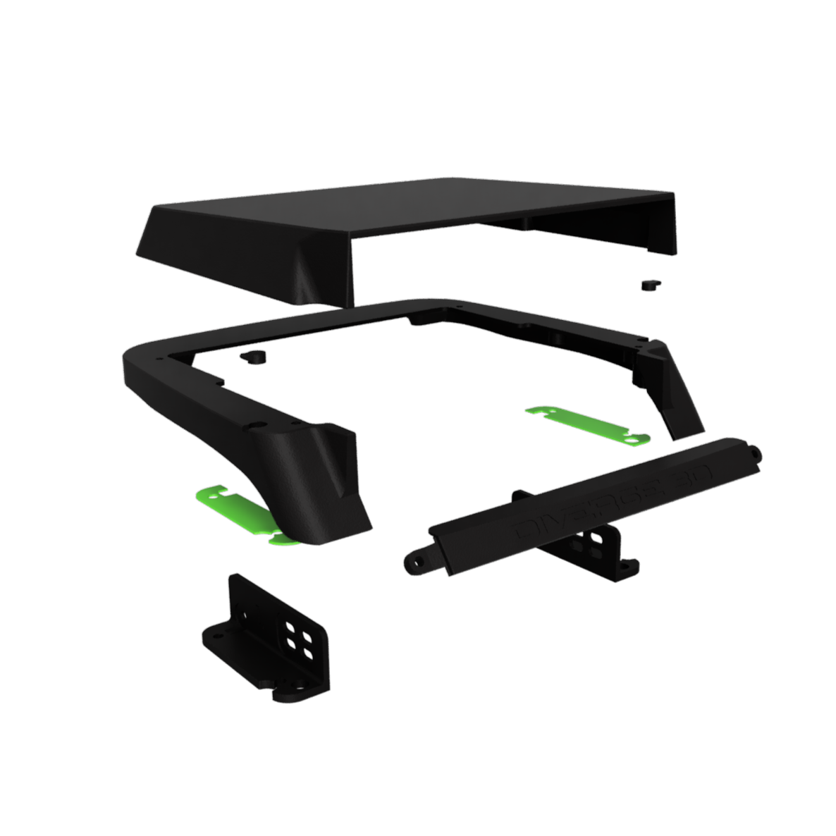 Single DIN Cubby Lid Kit for Subaru Forester SF (1997-2002, 1st Gen)