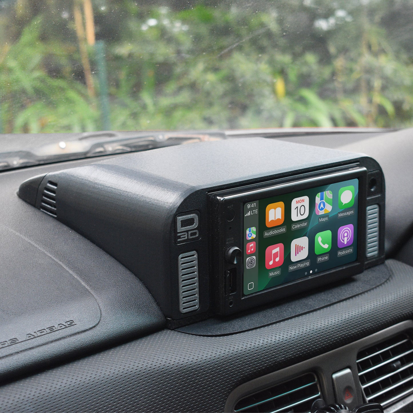 Double DIN Head Unit Nav Pod for Subaru Forester SG (2003-2008, 2nd Gen)