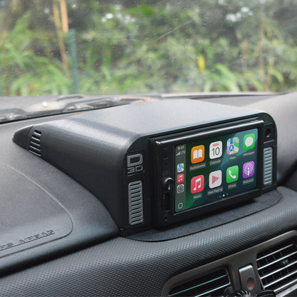 Double DIN Head Unit Nav Pod for Subaru Forester SG (2003-2008, 2nd Gen)