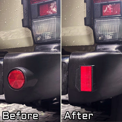 D3D Rear Reflectors for Toyota LandCruiser 76 and 78 Series (Facelift, 2023 onwards)