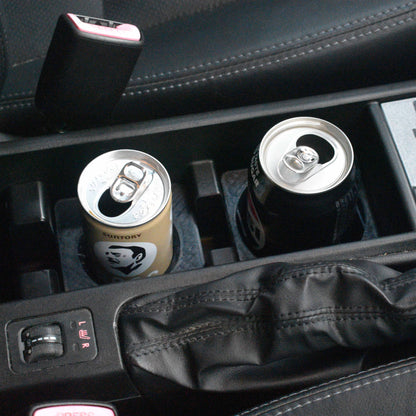 Subaru Forester SH cupholder inserts installed