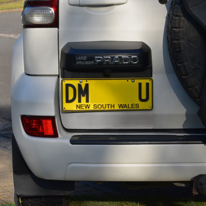 Stealth License Plate Bracket Kit for Toyota LandCruiser Prado 120 Series (2002-2009)