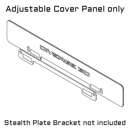 Stealth License Plate Bracket Kit for Toyota LandCruiser Prado 90 Series (1996-2002)